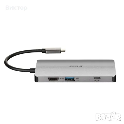 DUB-M810 8-in-1 USB-C Hub with HDMI/Ethernet/Card Reader/Power Delivery, снимка 5 - Геймърски - 50009765