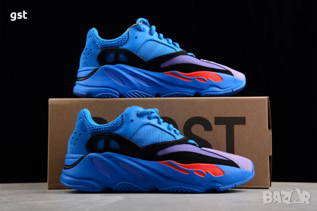 Adidas Адидас Yeezy Boost 700 Hi-Res Blue Kanye Black маратонки кецове мъжки дамски , снимка 9 - Маратонки - 51080507