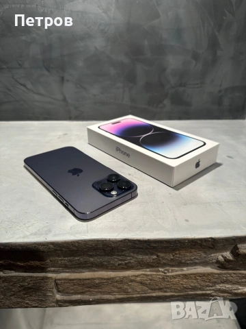 КАТО НОВ Iphone 14 Pro Max Purple, 83% батерия