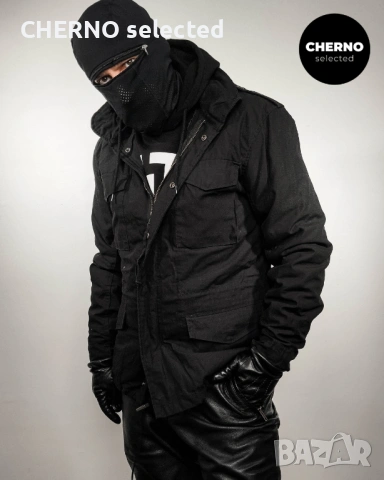 Мъжко черно полево яке BRANDIT M-65 Classic Field Jacket Black 2-in-1 – L – Ново, снимка 9 - Якета - 53759358