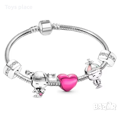 Гривна с талисмани тип Pandora Лило и Стич Lilo and Stitch , снимка 16 - Други - 50664782