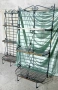 Ковано желязо и месинг стелаж, етажерка, витрина French Baker Rack, снимка 2