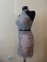  Абитуриентска официална рокля SHERRI HILL от 2 части с камъни Swarowski, снимка 2