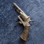 Револвер от 1860/70. Много красив щифтов пистолет, Оръжие от Белгия, колекционерски подарък за мъж, снимка 6