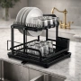 Сушилник за съдове с оттичане на водата, XXL, снимка 1