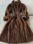 Saga Mink дълго палто норка визон L, снимка 3