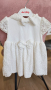 Дантела и памук, 80 размер+лента за глава, снимка 1 - Бебешки рокли - 45011450