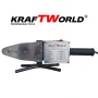 Поялник за полипропиленови тръби Ф20–63 мм KraftWorld 2500W Лепачка за ППР + ножица и ръкавици, снимка 2