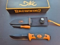 Нож BROWNING за оцеляване,кания с точило и свирка, снимка 2