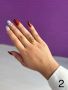 Дамски пръстен от неръждаема стомана със златисто покритие и красива текстура, снимка 1 - Пръстени - 45470343