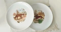 Две чинии с ловни мотиви, снимка 1