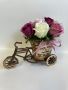 Декоративно колело с ароматни сапунени рози, снимка 1