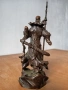Метална статуетка древен пълководец, снимка 4