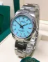 Rolex Oyster Perpetual 36mm Steel Tiffany Blue Dial Automatic Дамски Различни Варианти, снимка 3