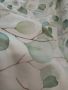 Плат за лека завеса в нежни зелени листенца , снимка 1 - Пердета и завеси - 45917890