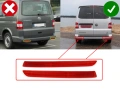 Рефлектор за задна броня на VW Transporter T5 Facelift, снимка 4