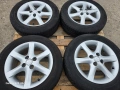 Лети джанти 15ки 4х100 Toyota + летни гуми 195/60/15 Semperit, снимка 3