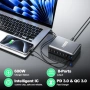 600W GaN USB-C зарядно устройство 8-портова бърза зарядна станция - Мултипорт, снимка 9