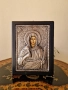 Чудесна антикварна сребърна икона със сертификат и маркировка , снимка 1
