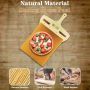 Нова Елегантна и здрава плъзгаща шпатула за пица от естествени материали, снимка 5