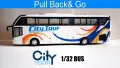 City Tour Bus Pull Back - Мащаб 1:32, снимка 1