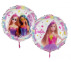 Барби Barbie кукла двустранен кръгъл фолио фолиев балон хелий или въздух парти рожден ден