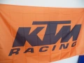 KTM знаме флаг КТМ оранжево рекламно кросов мотор мотори мотокрос мотоциклети кросаци офроуд гума, снимка 2