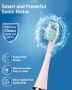 Нова Розова акумулаторна електрическа четка за зъби възрастни Грижа уста, снимка 2