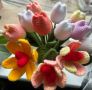 Плетени цветя, снимка 1 - Изкуствени цветя - 46056160
