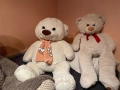 Плюшено мече плюшени мечета различни размери и големина видове кафяв бял бежов мечок, снимка 10