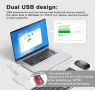 Четец на карти с памет 5 в 1, USB OTG адаптер и четец на SD карти за i-Phone/i-Pad, USB C и USB A, снимка 2