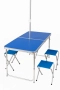 Сгъваема маса с 4 стола и чадър!, снимка 3