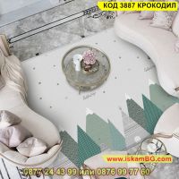 Детско килимче за пълзене и игра против плъзгане от термо пяна - КОД 3887 КРОКОДИЛ, снимка 7 - Други - 45454991