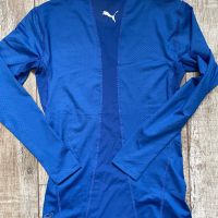 Нова оригинална спортна синя еластична блуза Puma Пума , снимка 3 - Спортни екипи - 45530021