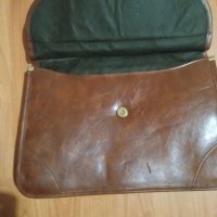 стара мъжка ретро чанта,естествена кожа​, снимка 4 - Антикварни и старинни предмети - 45844251