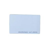 Безконтактна RFID карта 125KHZ TK4100 бяла, снимка 1 - Друга електроника - 45102257
