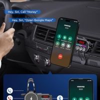 Нов FM Bluetooth Адаптер за Кола с RGB Осветление и Бас Трансмитер автомобил, снимка 7 - Друга електроника - 45659039