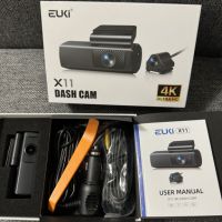 Видеорегистратор EUKI X11, 4K/2.5K+1080P, WIFI, снимка 2 - Камери - 45359340