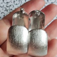 масивни нови сребърни обеци , снимка 3 - Обеци - 45568166