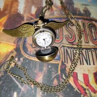 Колие кварцов часовник Снитч Snitch Хари Потър Potter, снимка 13 - Други - 30925810