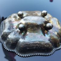 Стара посребрена бонбониера, снимка 4 - Други ценни предмети - 45381416