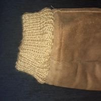 Яке / кожух от естествена кожа с плетени ръкави и долна част - Размер: XL / 2XL, снимка 12 - Якета - 45571647
