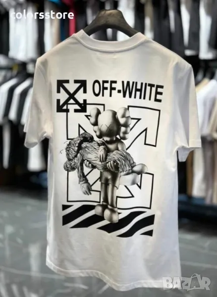 Мъжка бяла тениска Off- White Br56e, снимка 1