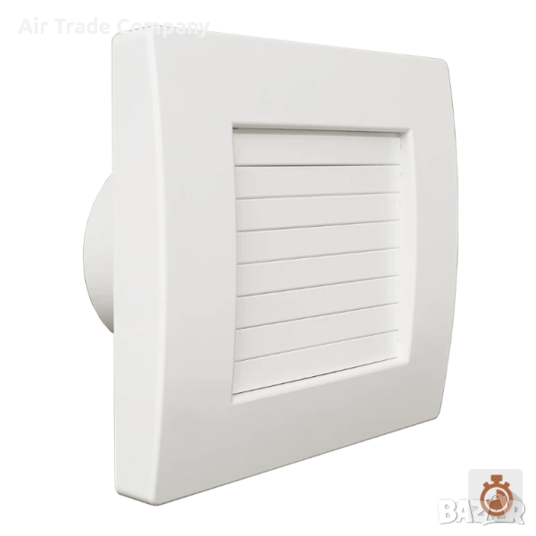 QA/ Ø150T – Битов вентилатор с автоматични жалузи и таймер, снимка 1