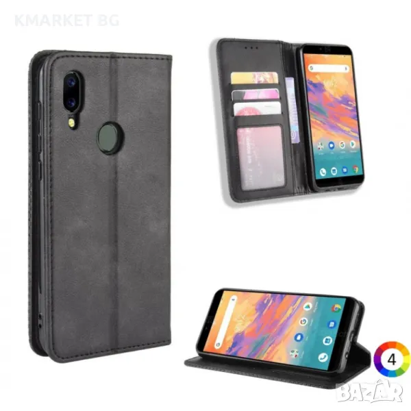 Umidigi A3s Wallet Калъф и Стилус, снимка 1