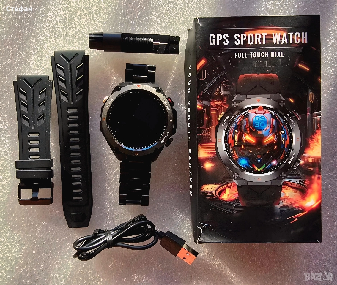 Смарт часовник с GPS , снимка 1