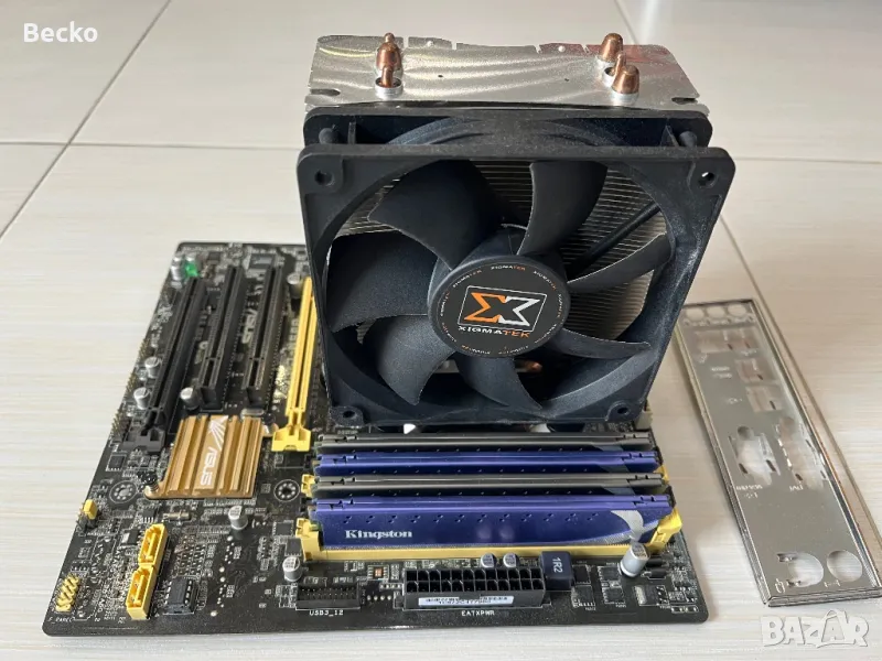 Asus B85M-C/C/SI + i7 4790 + 16GB DDR3 + FAN, снимка 1