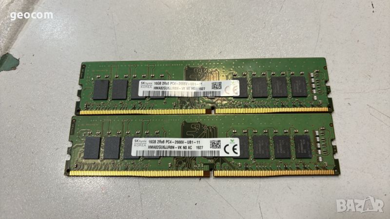 32GB (2x16GB) DDR4 SK-Hynix PC4-2666V (2666VMhz,CL-19,1.2V), снимка 1