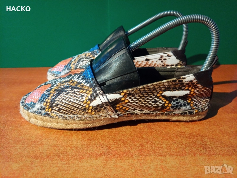 Кожени Еспрадрили с Каучукова Подметка Номер 37 Стелка 23 см. Внос от Англия, снимка 1