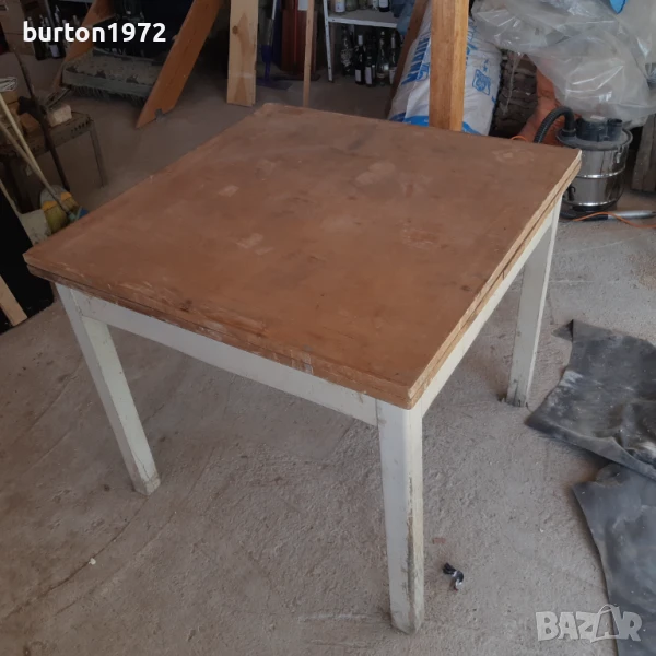 Дървена разтегателна маса, снимка 1